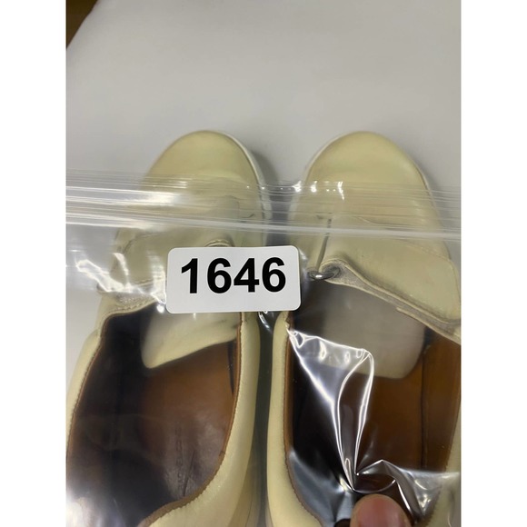 RARE Rachel Comey Flix Leather Skate Sneakers Strap Women's 38 US 8 Cream - Picture 8 of 8